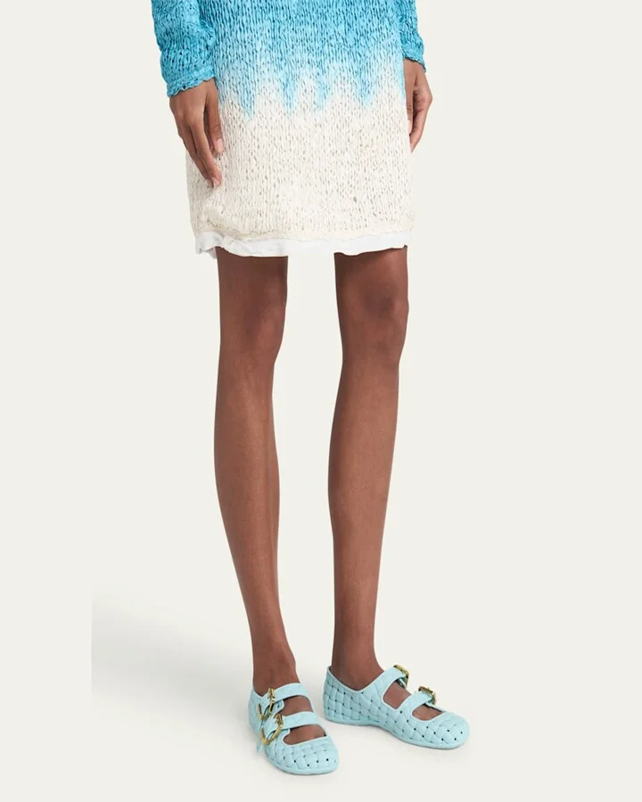Amy Intreccio Dual Mary Jane Ballerina Flats - Image 5