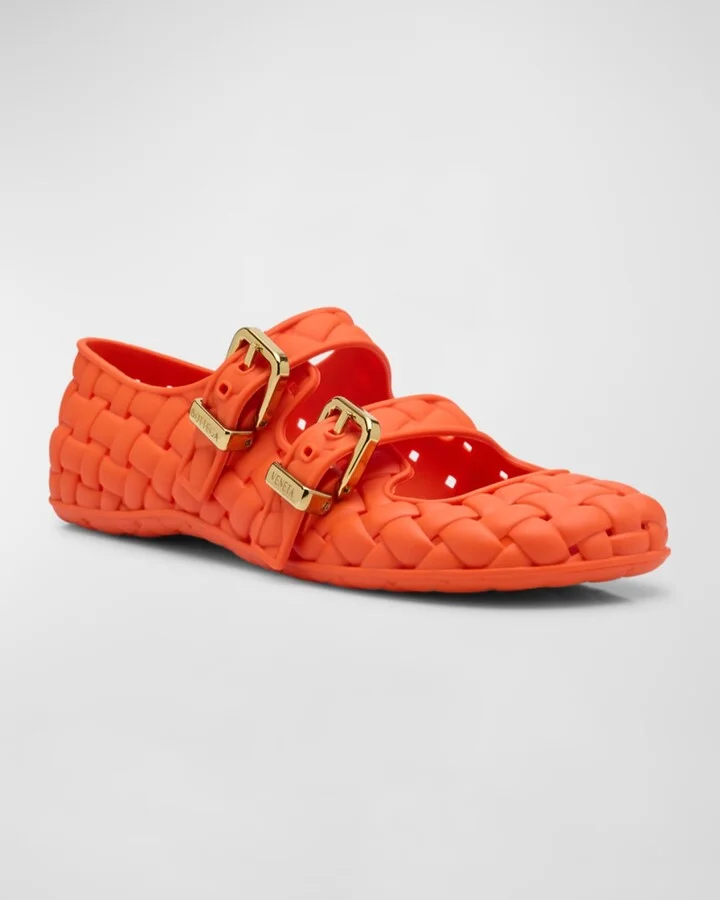 Amy Intreccio Dual Mary Jane Ballerina Flats - Image 2