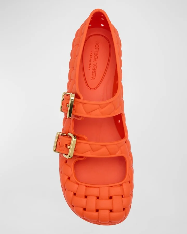 Amy Intreccio Dual Mary Jane Ballerina Flats - Image 4