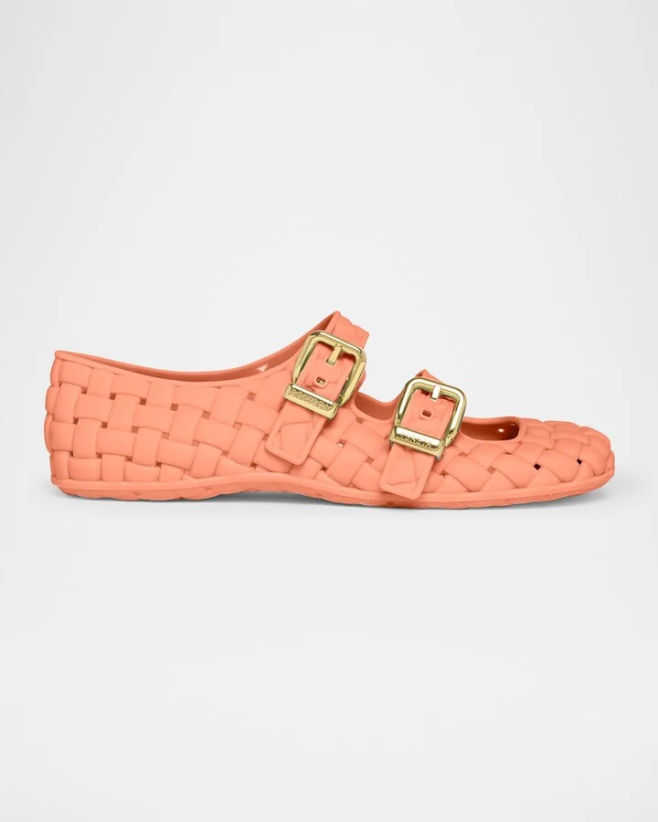 Amy Intreccio Dual Mary Jane Ballerina Flats