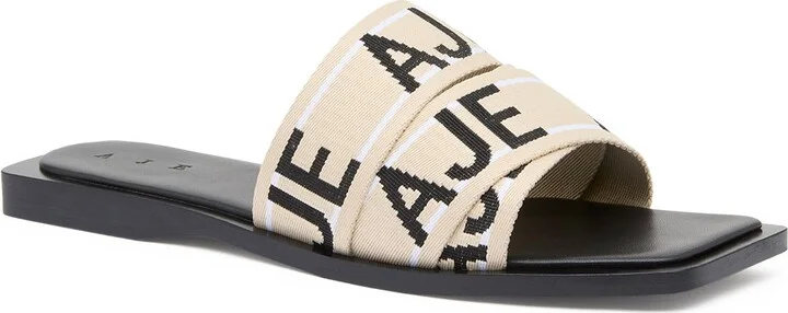 Anais Logo Slide In Colour Black/Natural Size 35 - Image 3
