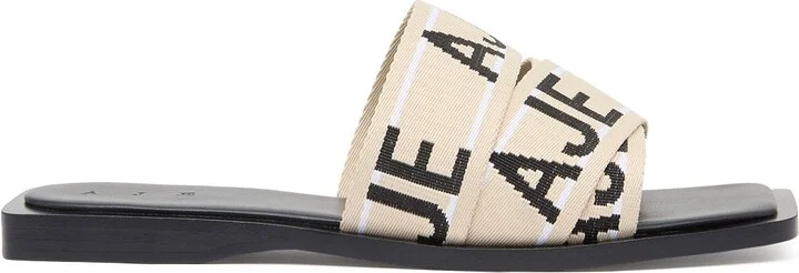 Anais Logo Slide In Colour Black/Natural Size 35