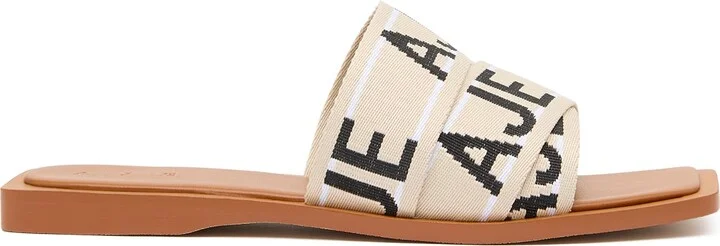 Anais Logo Slide In Colour Tan/Natural Size 36