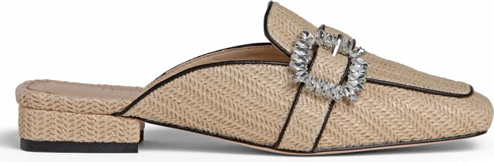 Anais Raffia Slide