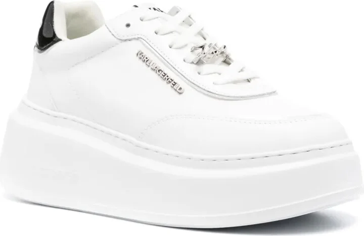 Anakapri Brooch leather sneakers - Image 2