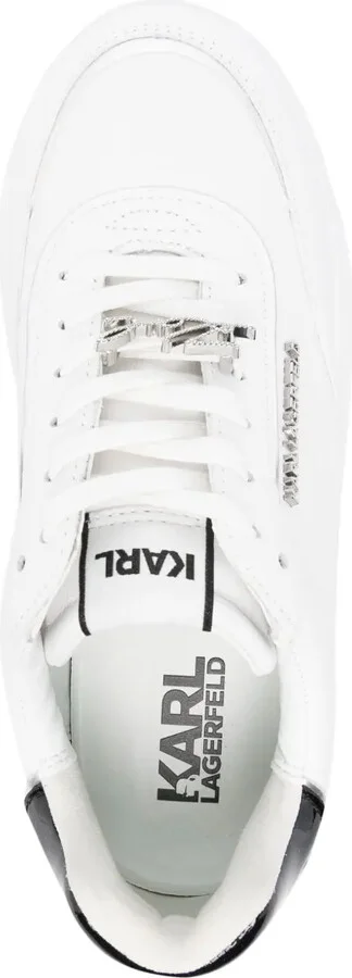 Anakapri Brooch leather sneakers - Image 4