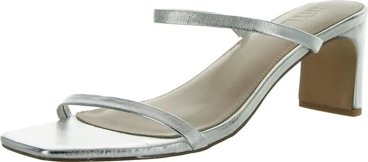 Analisa Womens Leather Slip On Heels