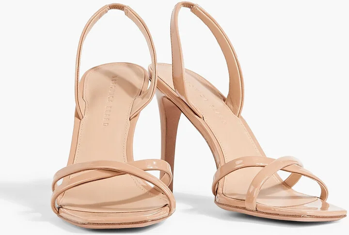 Analita patent-leather slingback sandals - Image 2