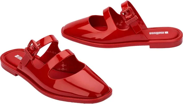Anastasia Flat Slip On - Red - Image 2