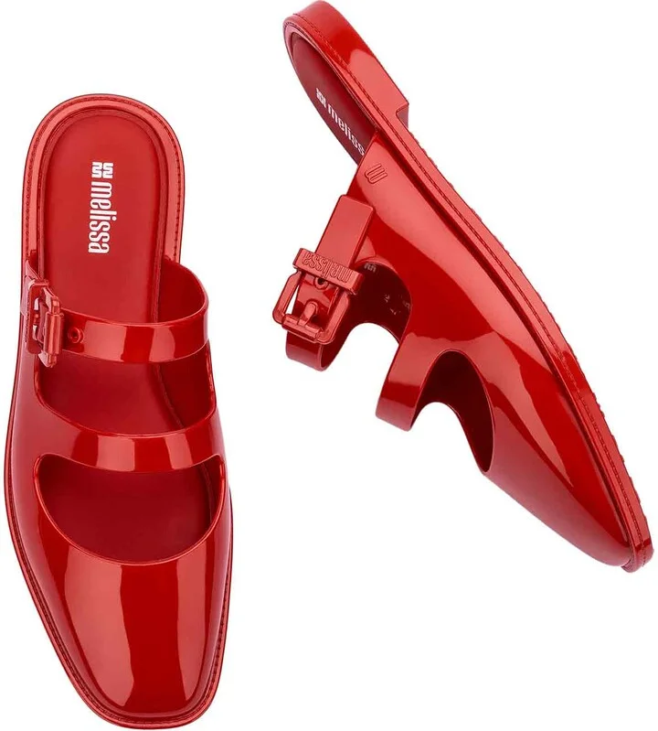 Anastasia Flat Slip On - Red - Image 3