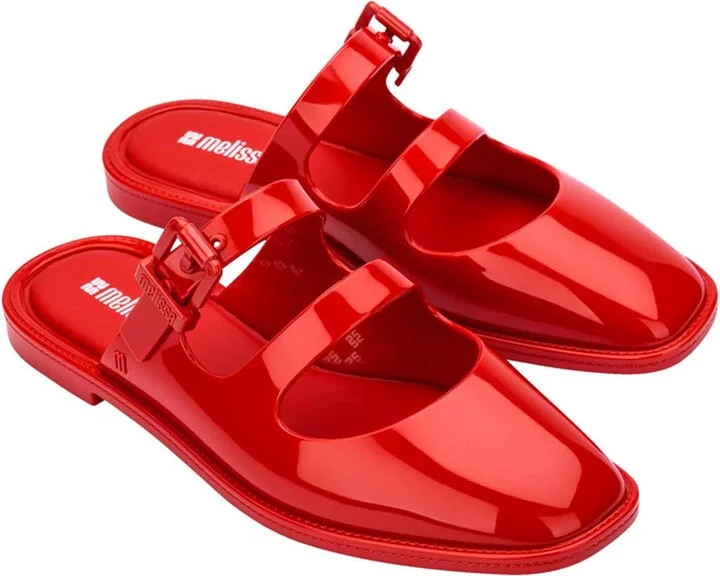 Anastasia Flat Slip On - Red - Image 4