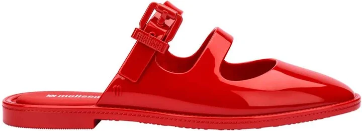 Anastasia Flat Slip On - Red