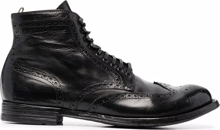 Anatomia Leather Lace-Up Boots