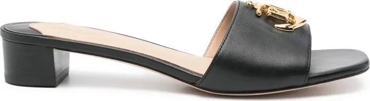 Anchor-Plaque Sandals