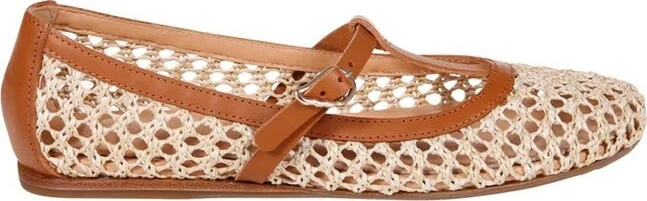 Ancient Greek Sandals Aerati Interwoven Ballerina Shoes