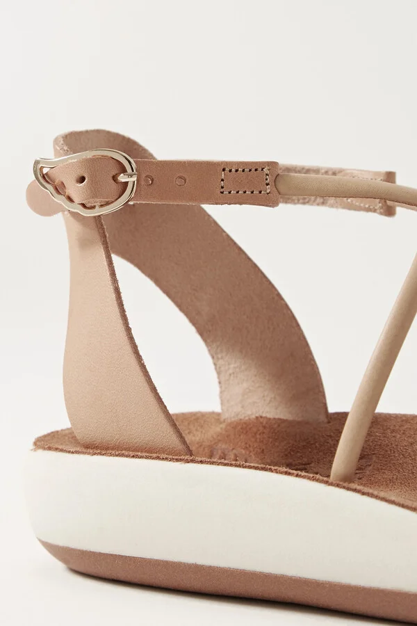 Ancient Greek Sandals - Anastasia Leather Sandals - Neutrals - Image 4