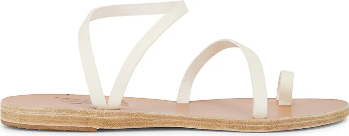 Ancient Greek Sandals Apli Eleftheria Sandal in White