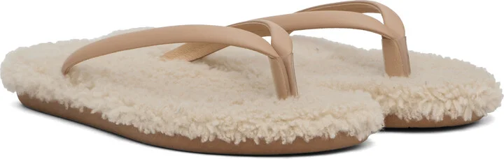 Ancient Greek Sandals Beige Saionara Flip-Flops - Image 4