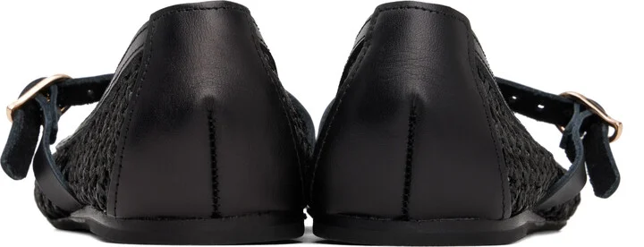 Ancient Greek Sandals Black Aerati Ballerina Flats - Image 2