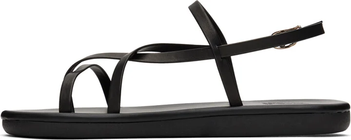 Ancient Greek Sandals Black Alethea Sandals - Image 3