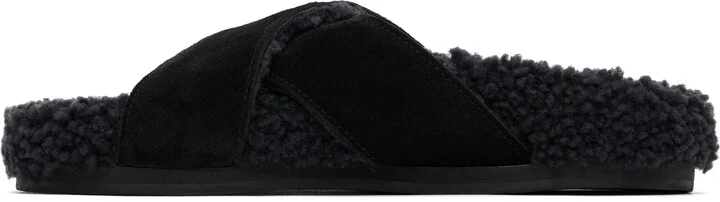 Ancient Greek Sandals Black Anilio Sandals - Image 3