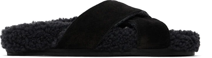 Ancient Greek Sandals Black Anilio Sandals