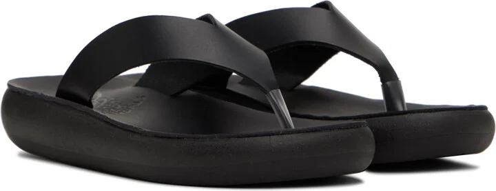 Ancient Greek Sandals Black Charys Comfort Sandals - Image 4