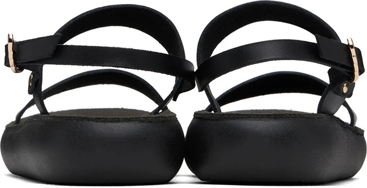 Ancient Greek Sandals Black Clio Comfort Sandals - Image 2