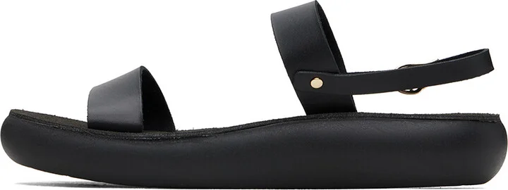 Ancient Greek Sandals Black Clio Comfort Sandals - Image 3