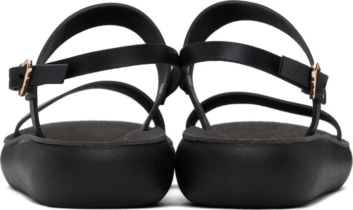 Ancient Greek Sandals Black Clio Comfort Sandals - Image 2