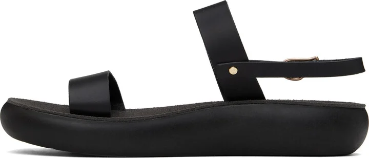Ancient Greek Sandals Black Clio Comfort Sandals - Image 3