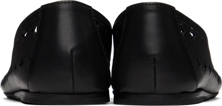 Ancient Greek Sandals Black Cyclopes Ballerina Flats - Image 2
