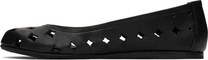 Ancient Greek Sandals Black Cyclopes Ballerina Flats - Image 3