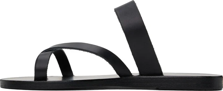 Ancient Greek Sandals Black Daphnae Sandals - Image 3