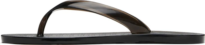 Ancient Greek Sandals Black Jelly Flip-Flops - Image 3