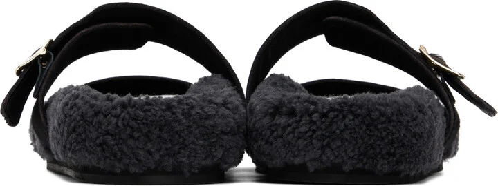 Ancient Greek Sandals Black Latria Sandals - Image 2
