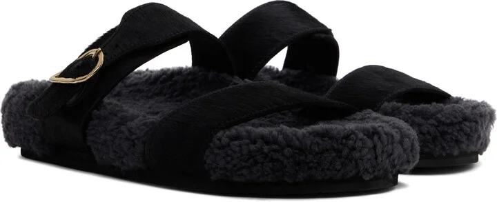Ancient Greek Sandals Black Latria Sandals - Image 4