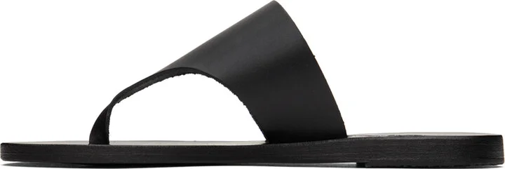Ancient Greek Sandals Black Mera Sandals - Image 3