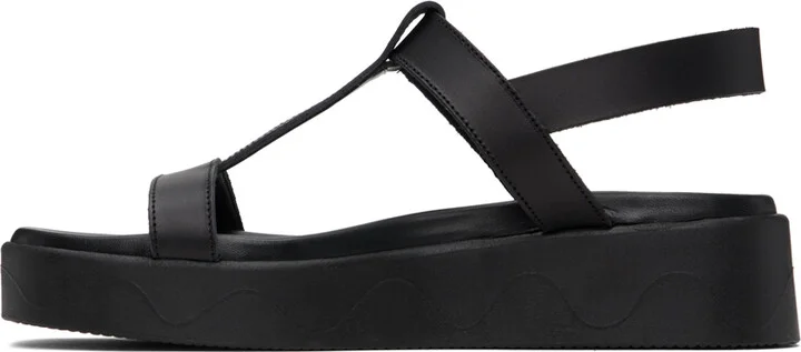 Ancient Greek Sandals Black Myrto Sandals - Image 3