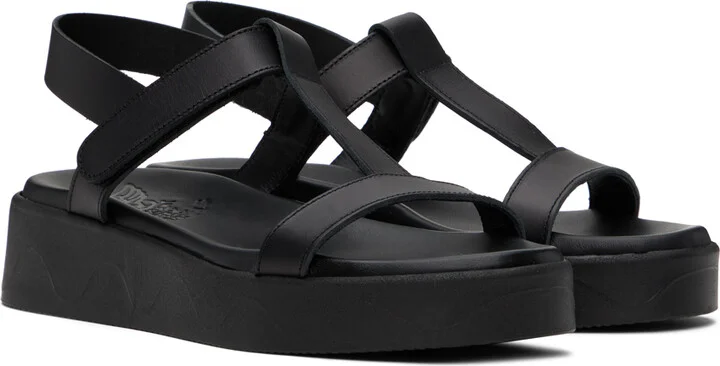 Ancient Greek Sandals Black Myrto Sandals - Image 4