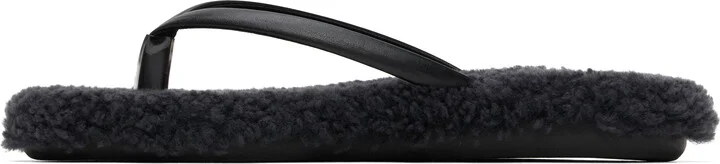 Ancient Greek Sandals Black Saionara Flip-Flops - Image 3