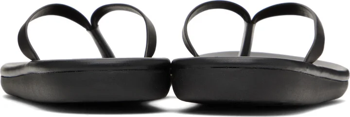 Ancient Greek Sandals Black Saionara Flip-Flops - Image 2