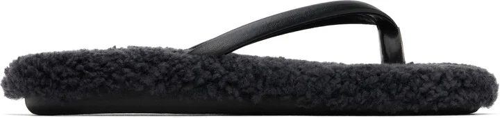 Ancient Greek Sandals Black Saionara Flip-Flops