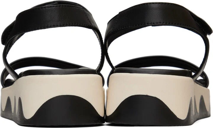Ancient Greek Sandals Black Salamina Sandals - Image 2