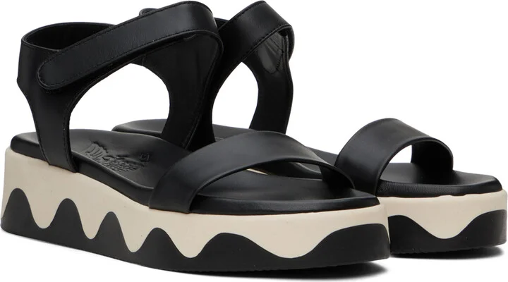 Ancient Greek Sandals Black Salamina Sandals - Image 4