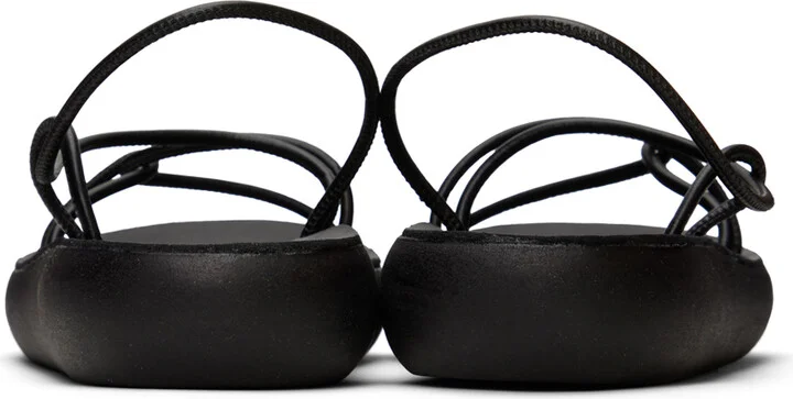 Ancient Greek Sandals Black Taxidi Comfort Sandals - Image 2