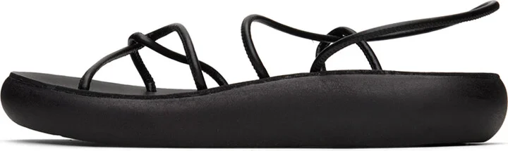 Ancient Greek Sandals Black Taxidi Comfort Sandals - Image 3