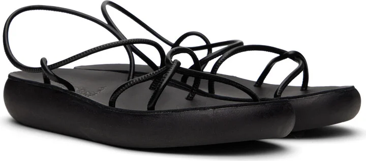 Ancient Greek Sandals Black Taxidi Comfort Sandals - Image 4