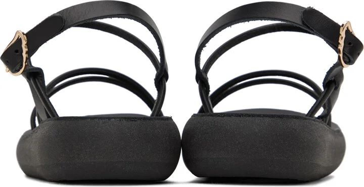 Ancient Greek Sandals Black Taxidi Comfort Sandals - Image 2