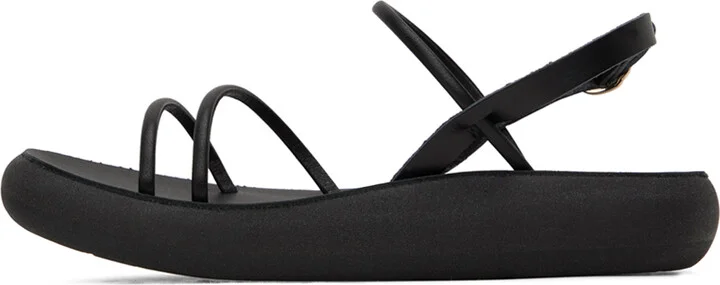 Ancient Greek Sandals Black Taxidi Comfort Sandals - Image 3